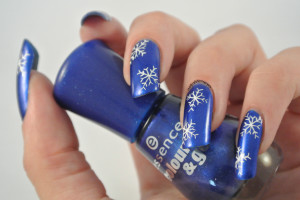 Blue & White Snowflakes