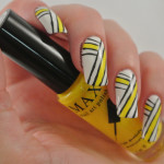 Yellow-White-Black-Stripes