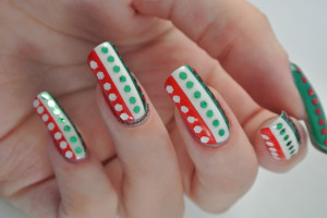 Christmas Stripes & Glitter