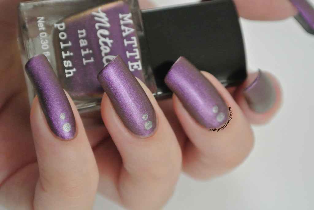 Matte-Purple-Silver-Dots-1