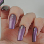 Matte-Purple-Silver-Dots